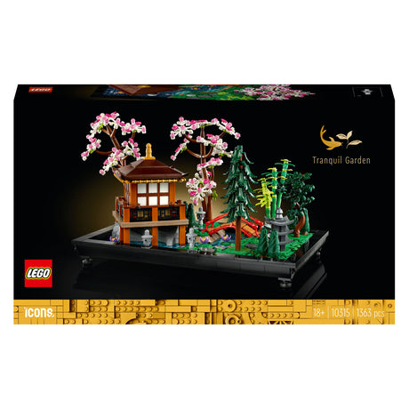 Lego Icons beruhigender Garten botanischer Achtsamkeitsbausatz für Erwachsene – 10315