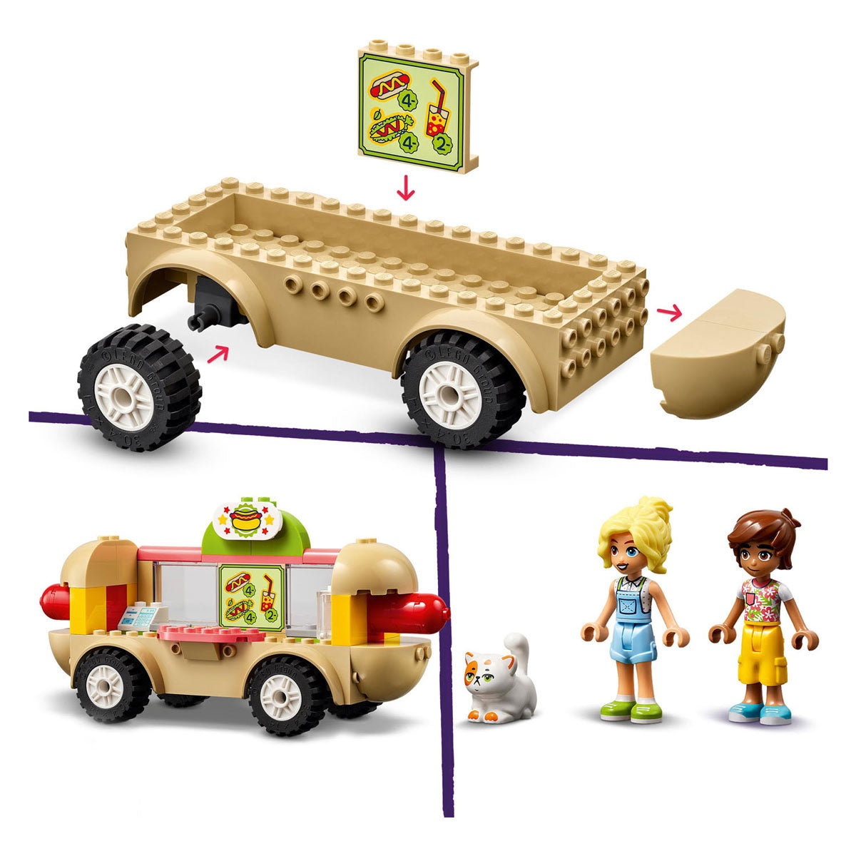 Lego Lego Freunde 42633 Hotdogfoodtruck