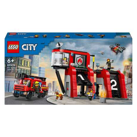 Lego City Feuerwache und Feuerwehrauto – 60414