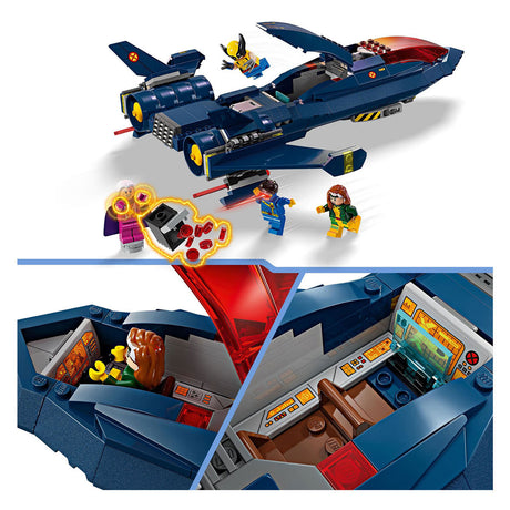 Lego Marvel – X-Men X-Jet Konstruktionsspielzeug (76281)