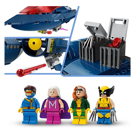 Lego Marvel – X-Men X-Jet Konstruktionsspielzeug (76281)