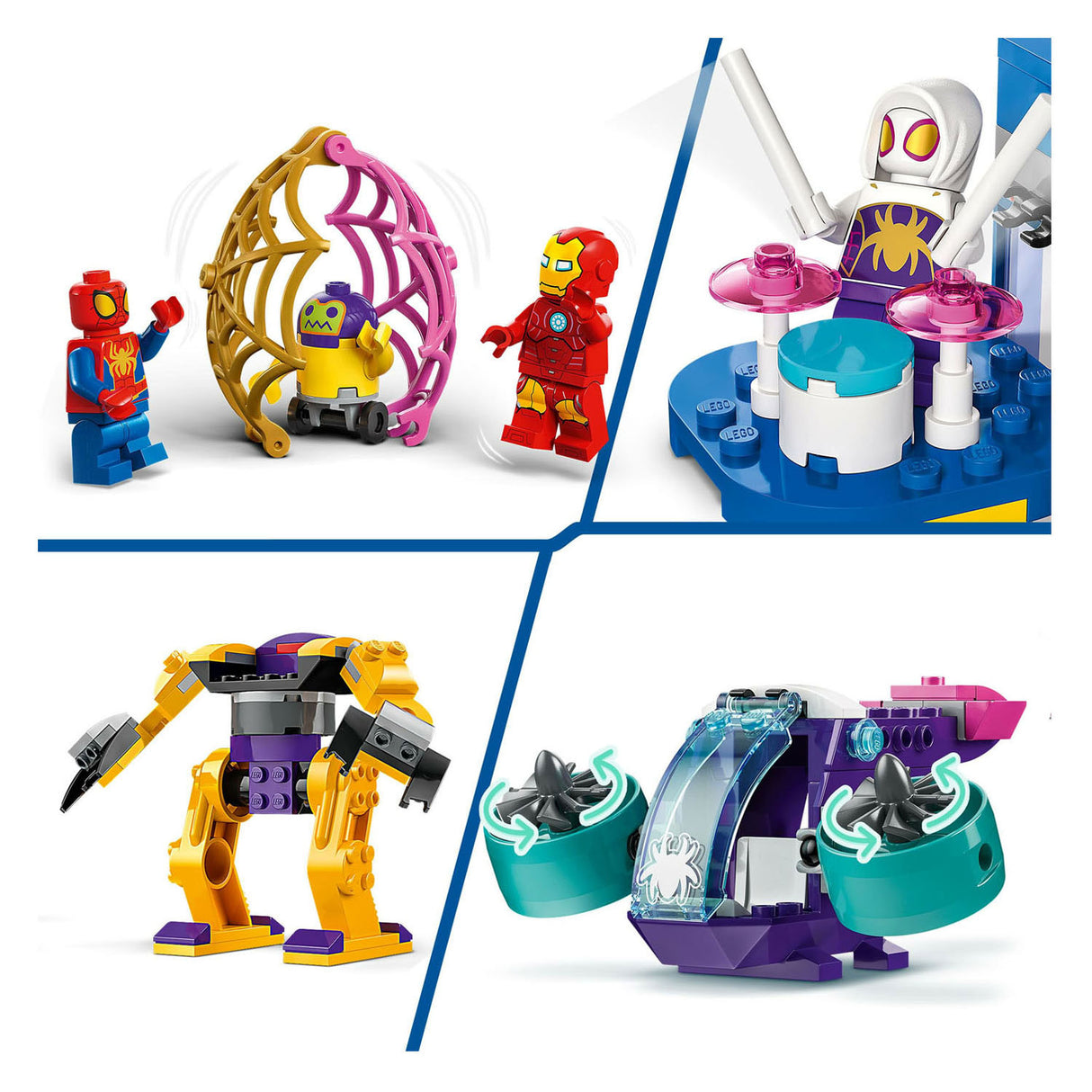 LEGO Marvel 10794 Team Spidey Webspinner Hauptquartier