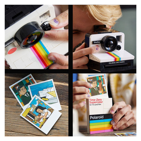 Lego Ideas Polaroid Onestep SX-70 Kamera-Konstruktionsspielzeug (21345)