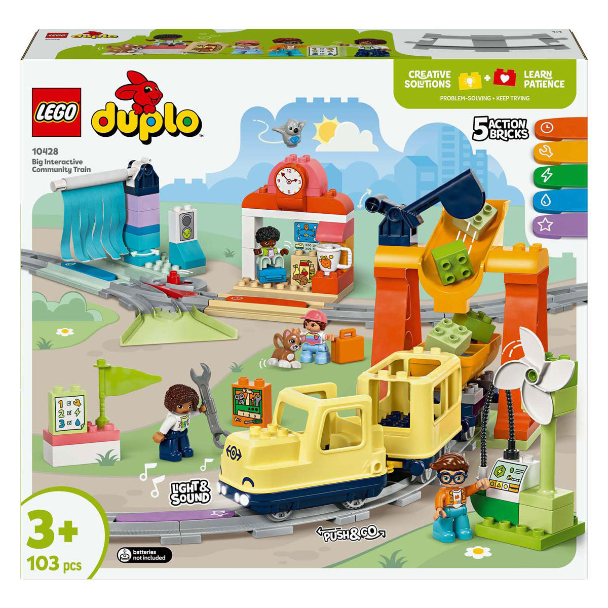 Lego Duplo Town 10428 großer interaktiver Nachbarschaftszug