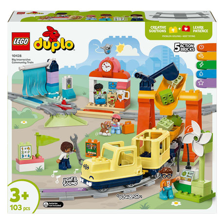 Lego Duplo Town 10428 großer interaktiver Nachbarschaftszug