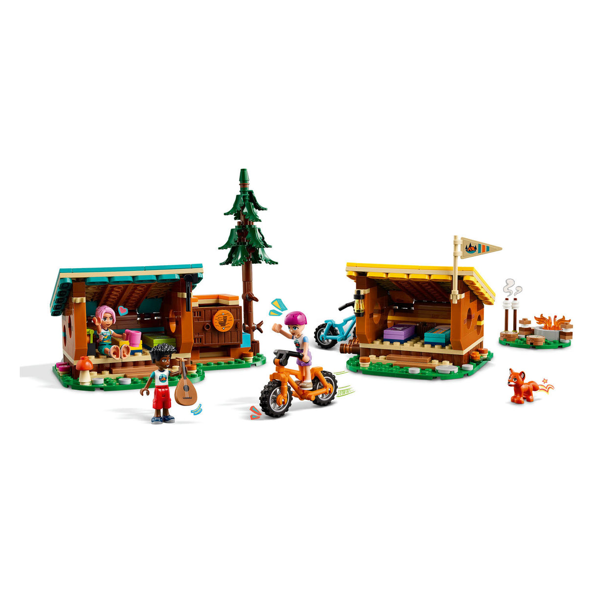 Lego Friends 42624 Abenteuerlager Cosy Boshutten