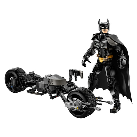 LEGO Super Heroes 76273 Batman -Gebäudefigur und der Fledermaus -Pod -Motor