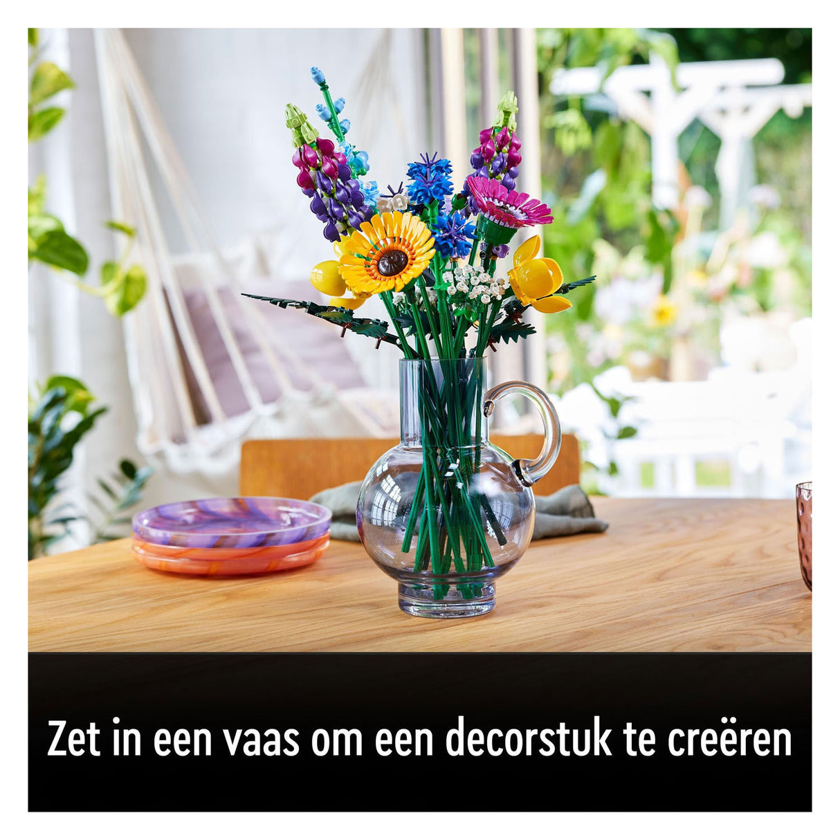 Lego -Ikonen 10313 Bouquet mit wilden Blüten