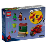 Lego Superhelden 76287 Iron Man mit Motorrad und Hulk