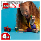 Lego Superhelden 76287 Iron Man mit Motorrad und Hulk