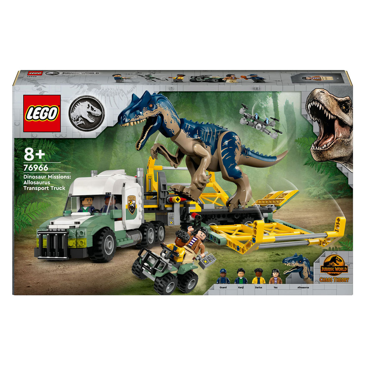 Lego Jurassic World 76966 Dinosaurier-Missionen: Allosaurus-Transportwagen