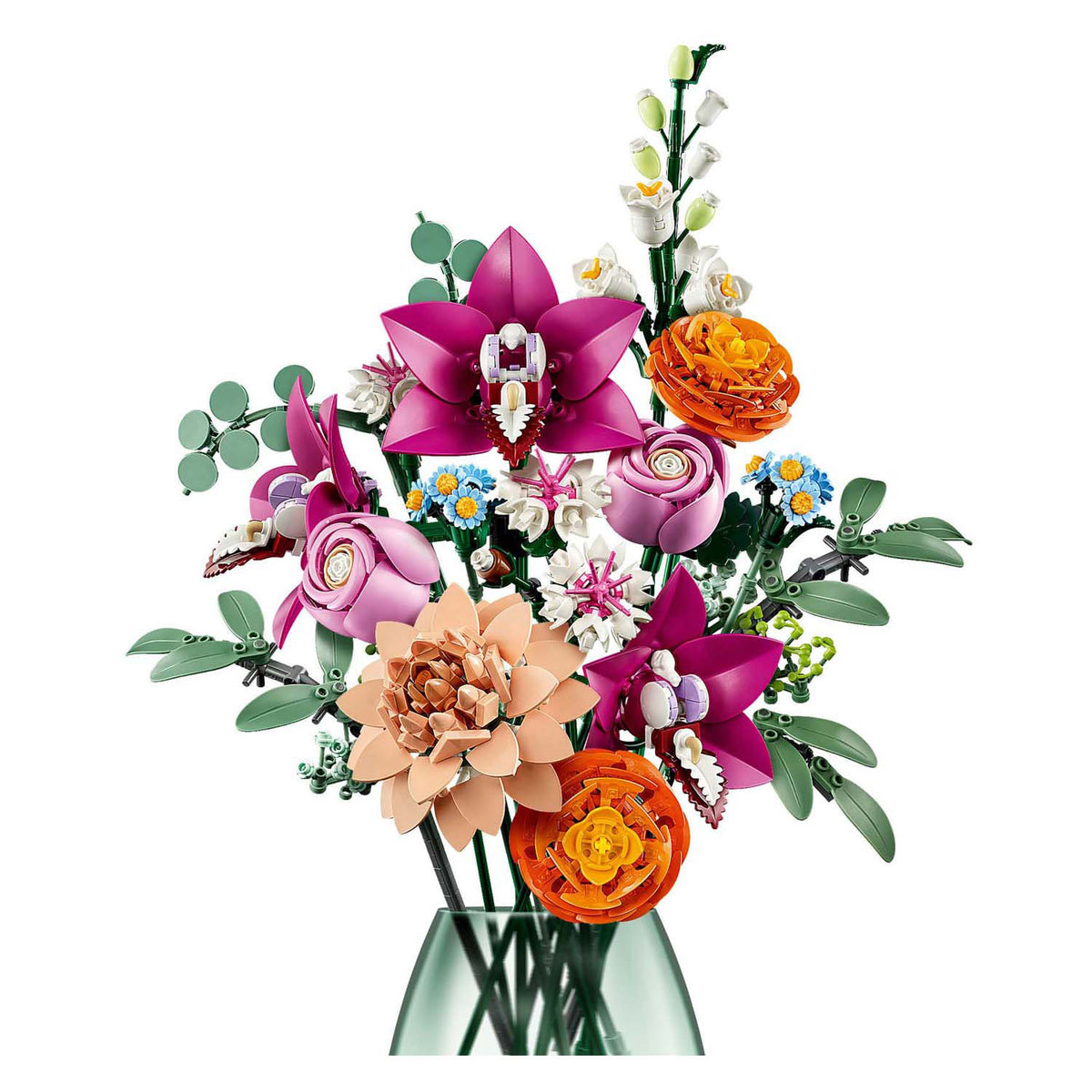 Lego Botanicals Rosa Blumenstrauß – Blumendekoration – 10342