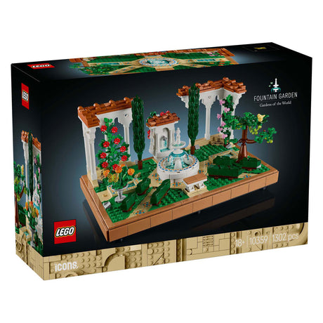 Lego Icons 10359 Garten mit Springbrunnen