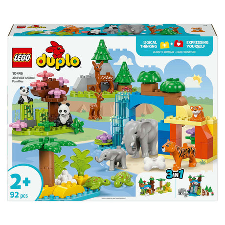 Lego Duplo Town 10446 3-in-1-Familien wilder Tiere
