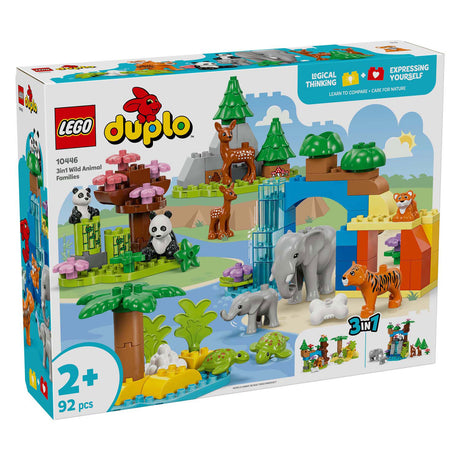 Lego Duplo Town 10446 3-in-1-Familien wilder Tiere