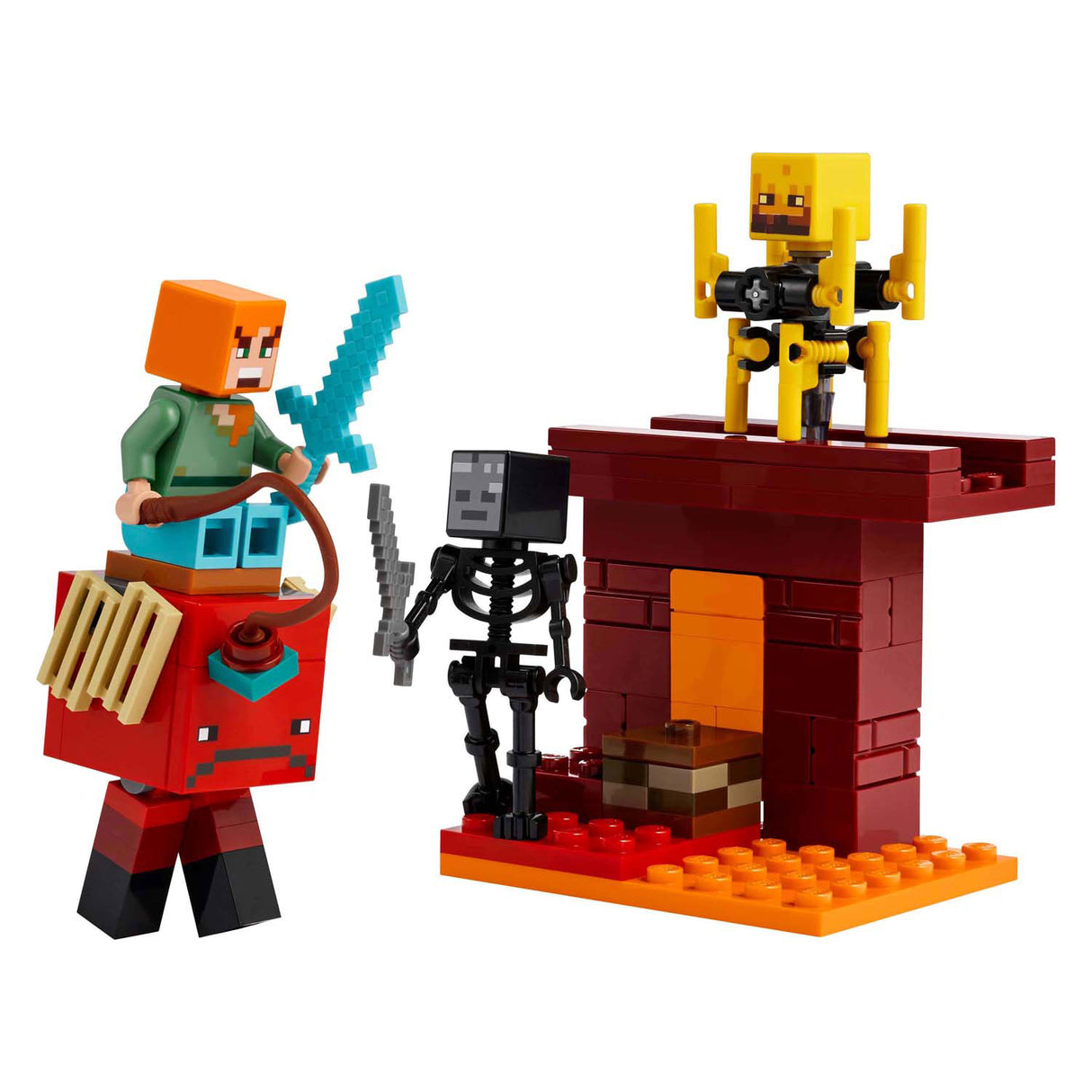Lego Minecraft 21266 Die Lavaschlacht im Nether