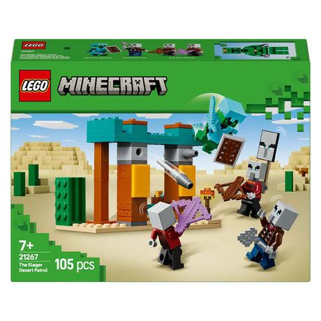 Lego Minecraft Die Illagers in der Wüste Spielset für Kinder – 21267