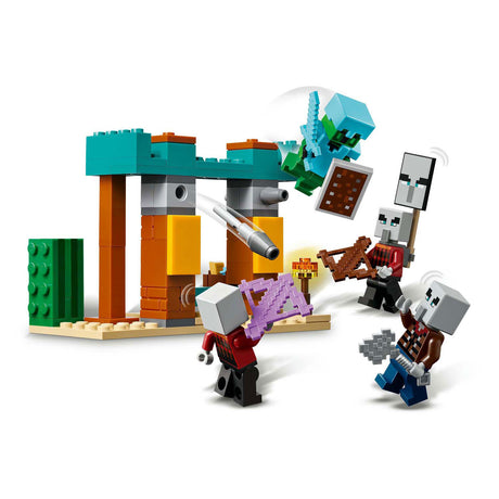 Lego Minecraft Die Illagers in der Wüste Spielset für Kinder – 21267