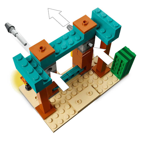Lego Minecraft Die Illagers in der Wüste Spielset für Kinder – 21267