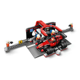 Lego 60443 City F1 Boxenstopp und Boxencrew mit Ferrari