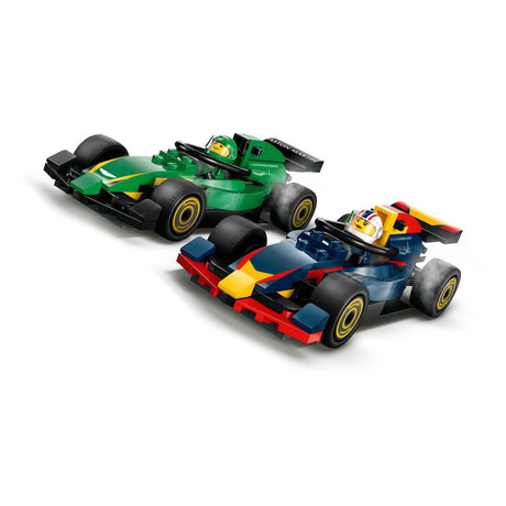 Lego City 60445 F1-Truck mit RB20- und AMR24-F1-Autos