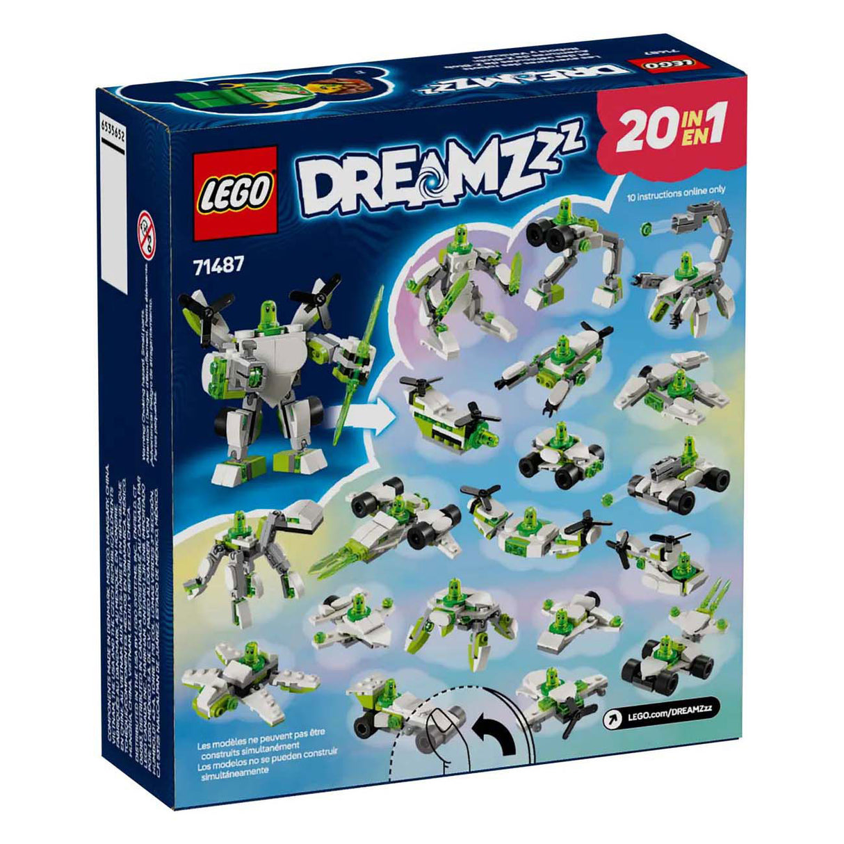 Lego Dreamzzz 71487 Z-Blobs Roboter- und Fahrzeugabenteuer