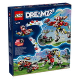 Lego Dreamzzz 71497 Coopers Tiger Mech und Zero's Hot Rod Auto