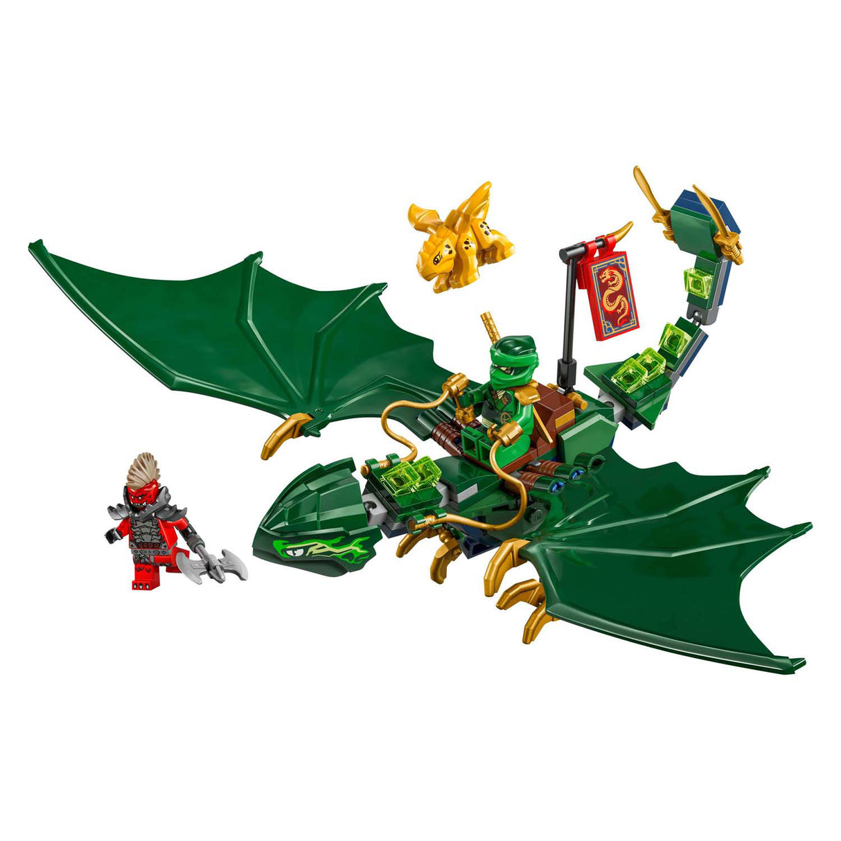 Lego 71829 Ninjago Lloyds grüner Walddrache | 2 Stk