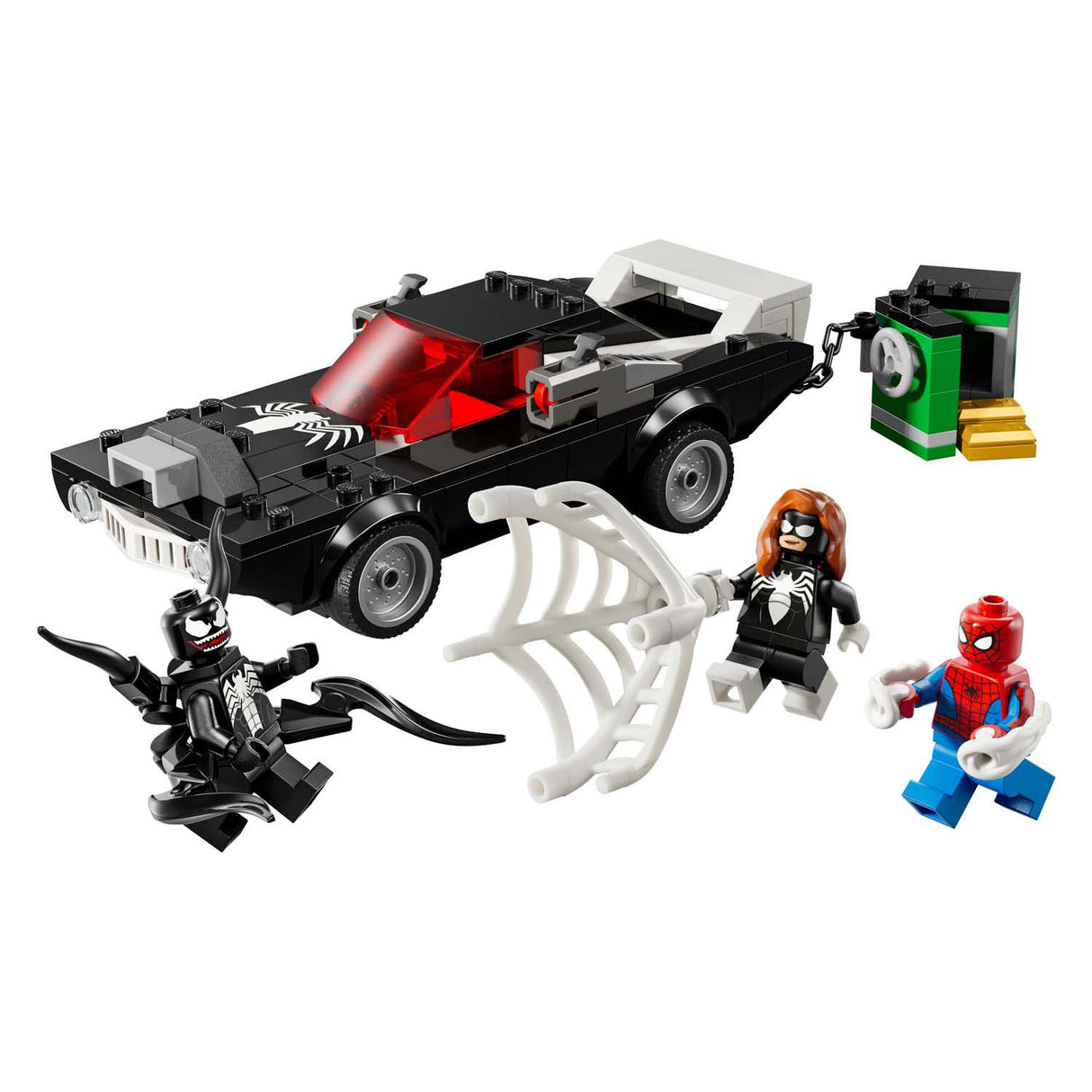 Lego Superhelden 76309 Spider-Man vs. Venoms Oldtimer