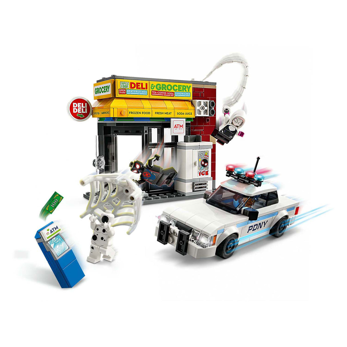 Lego Superhelden 76311 Spider-Vers: Meilen Moral vs. der Spott