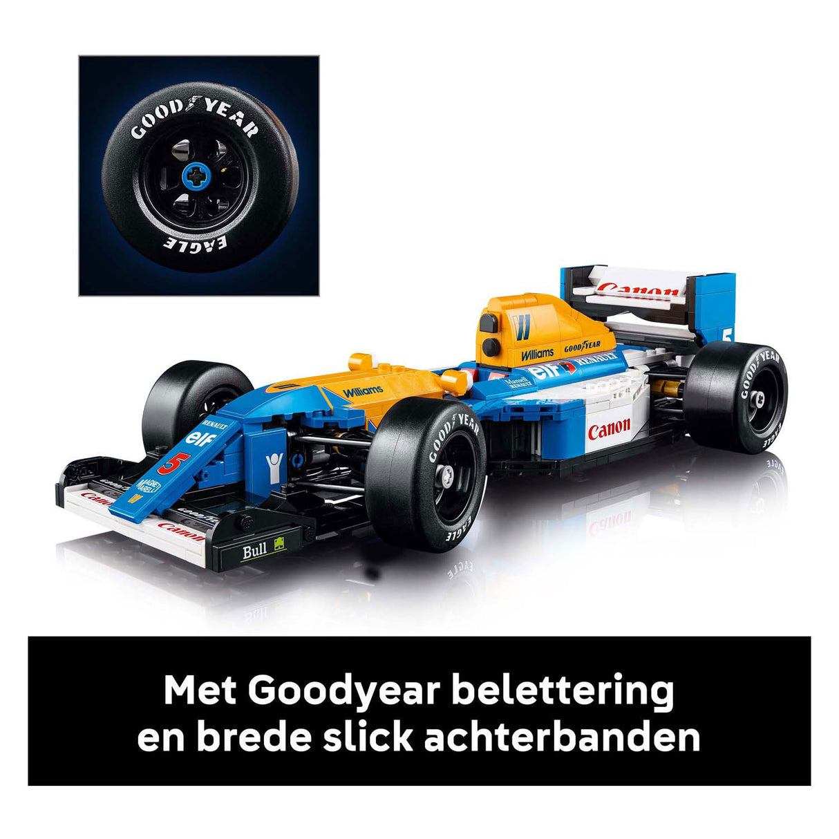 Lego-Ikonen 10353 Williams Racing FW14B und Nigel Mansell
