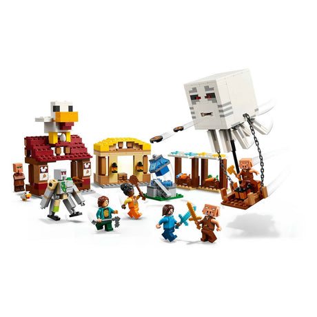 Lego Minecraft: Der schreckliche Ballonangriff auf das Dorf – 21273