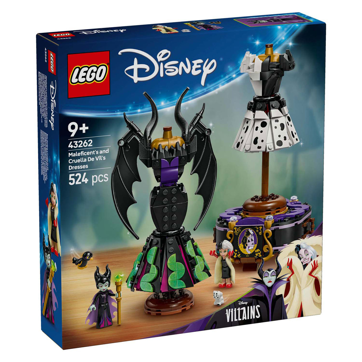 Lego Disney 43262 Die Kleider von Maleficent und Cruella de Vil