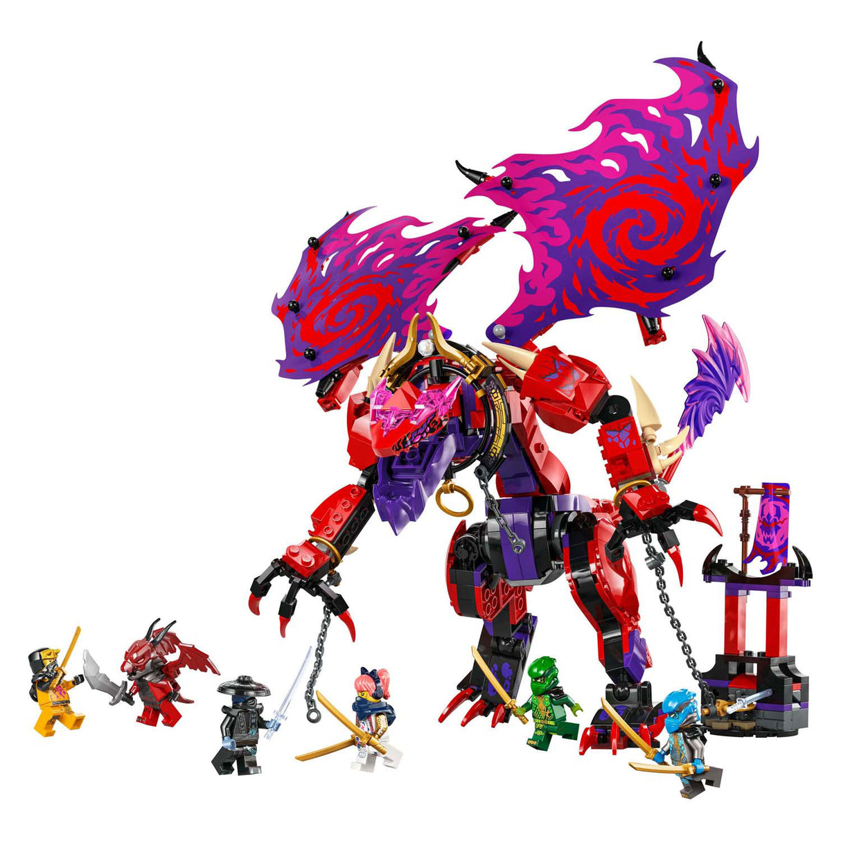 Lego 71832 Ninjago Blitzzahn Drache des Chaos