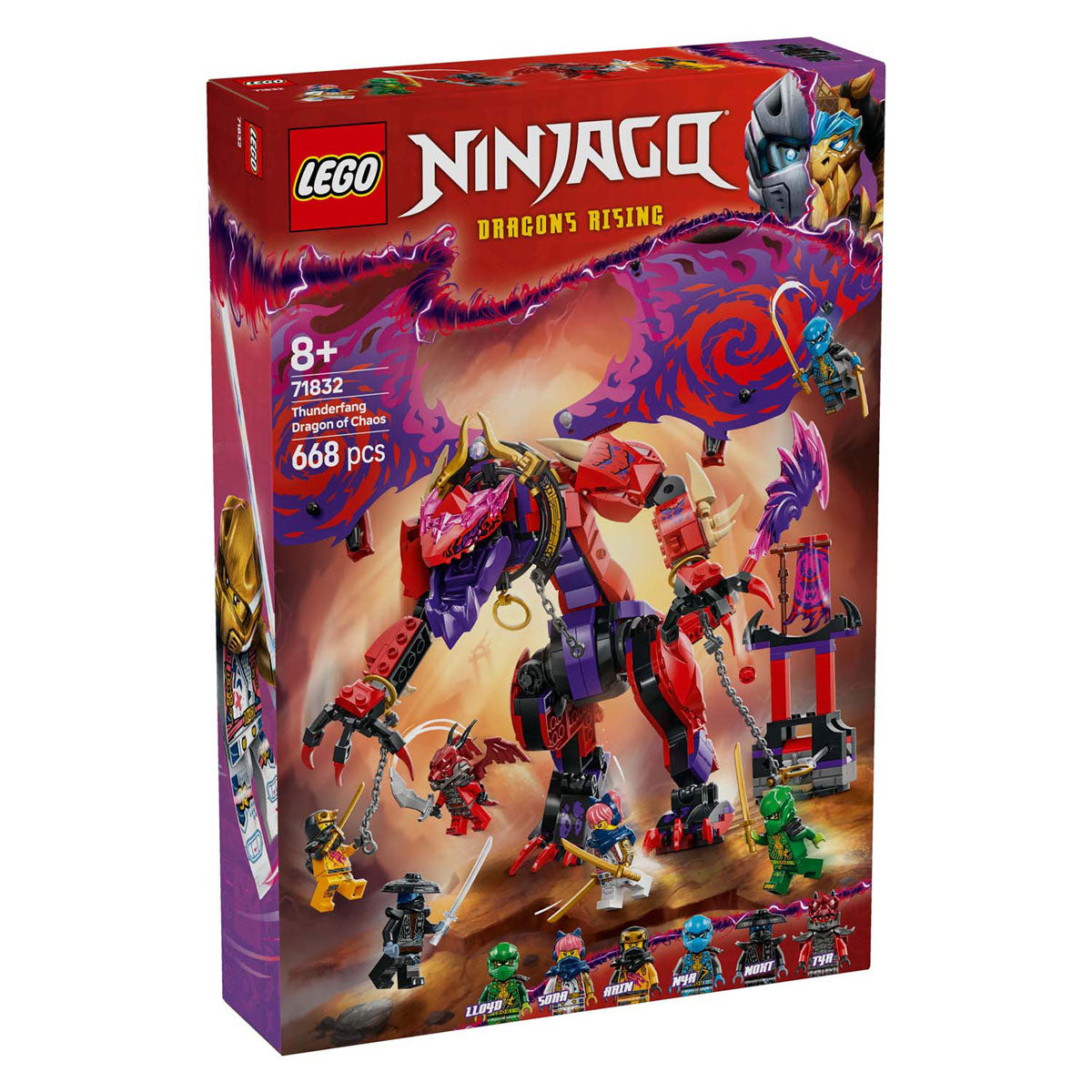Lego 71832 Ninjago Blitzzahn Drache des Chaos