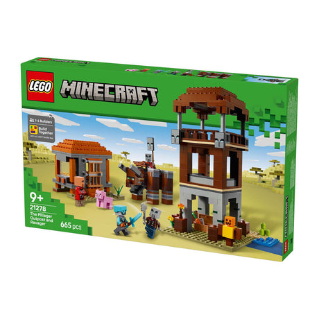 Lego 21278 Minecraft Der Plünderer-Außenposten und Zerstörer