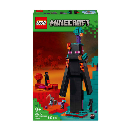 Lego Minecraft 2in1, der Enderman-Turm, Spielzeug für Kinder – 21279