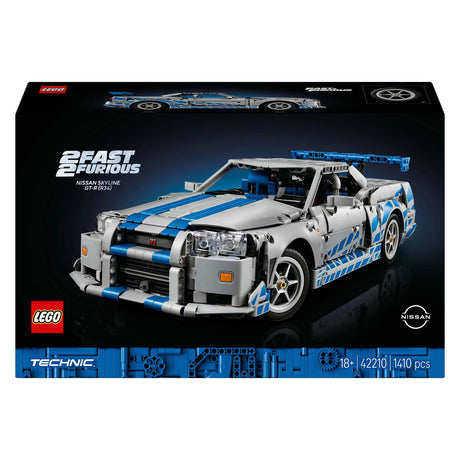 Lego® Technic 2 Fast 2 Furious Nissan Skyline GT-R (R34) Auto – 42210