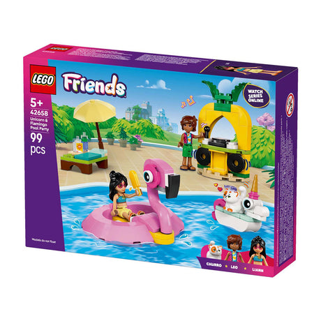 Lego Classic 42658 Poolparty mit Flamingo und Einhorn