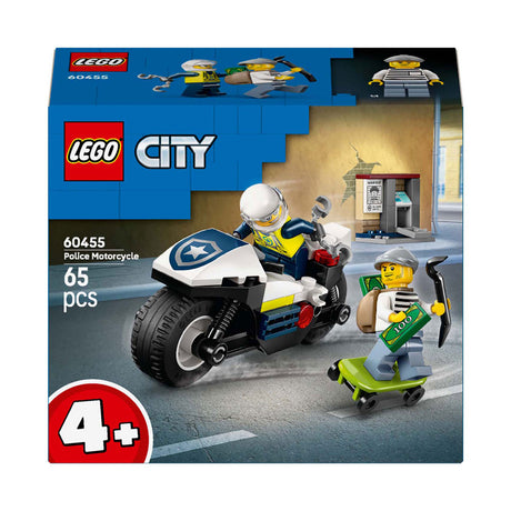 Lego® City Verfolgungsjagd auf Polizeimotorrad – 60455
