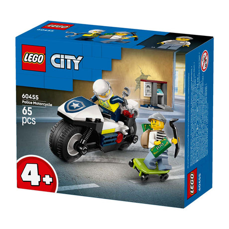 Lego® City Verfolgungsjagd auf Polizeimotorrad – 60455