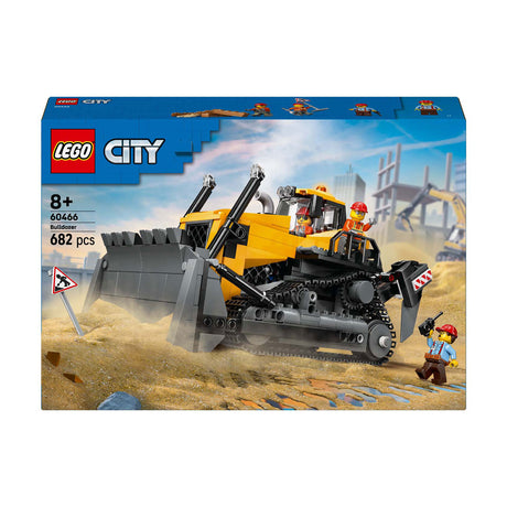 Lego® City Gelber Bulldozer, Baustellenfahrzeug – 60466