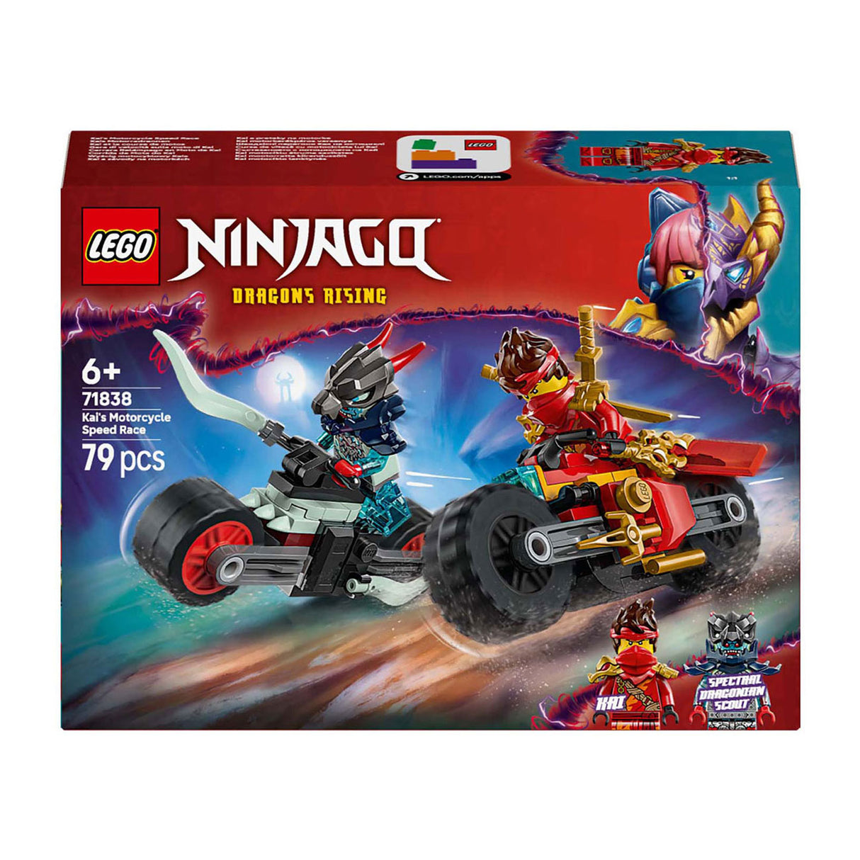 Lego Ninjago 71838 Kais Motorradrennen