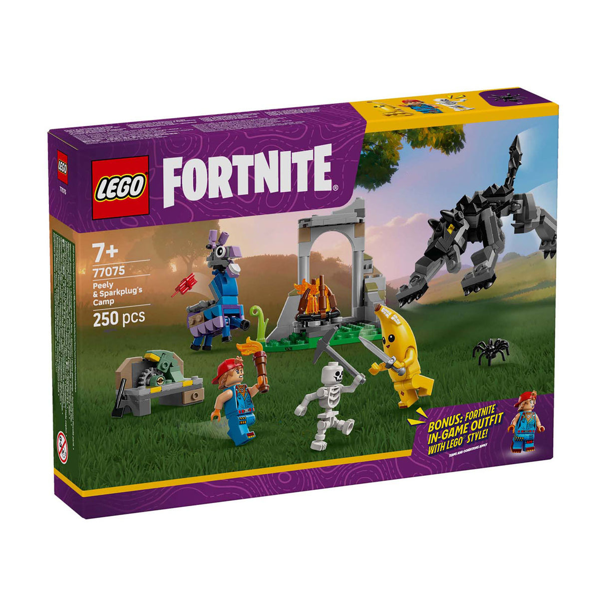 Lego Fortnite 77075 Peely und Zündkerzenlager