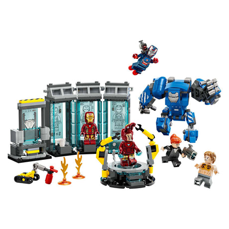 Lego 76315 Superhelden Marvel Iron Mans Labor: Rüstungsraum
