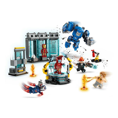 Lego 76315 Superhelden Marvel Iron Mans Labor: Rüstungsraum