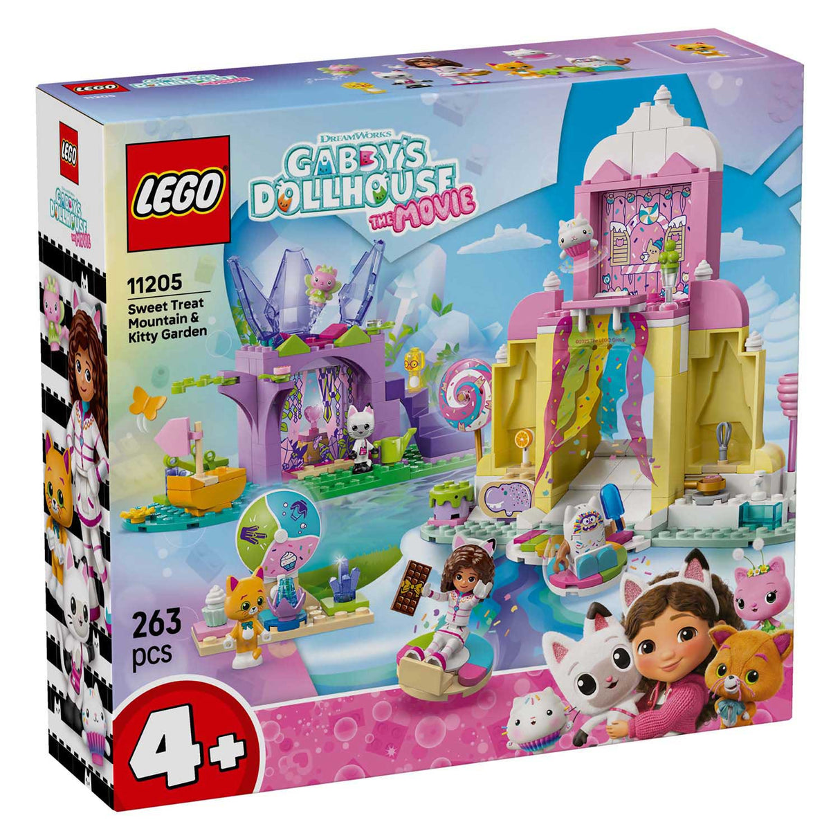 Lego Gabbys Puppenhaus 11205 Süßigkeitenberg und Kätzchengarten