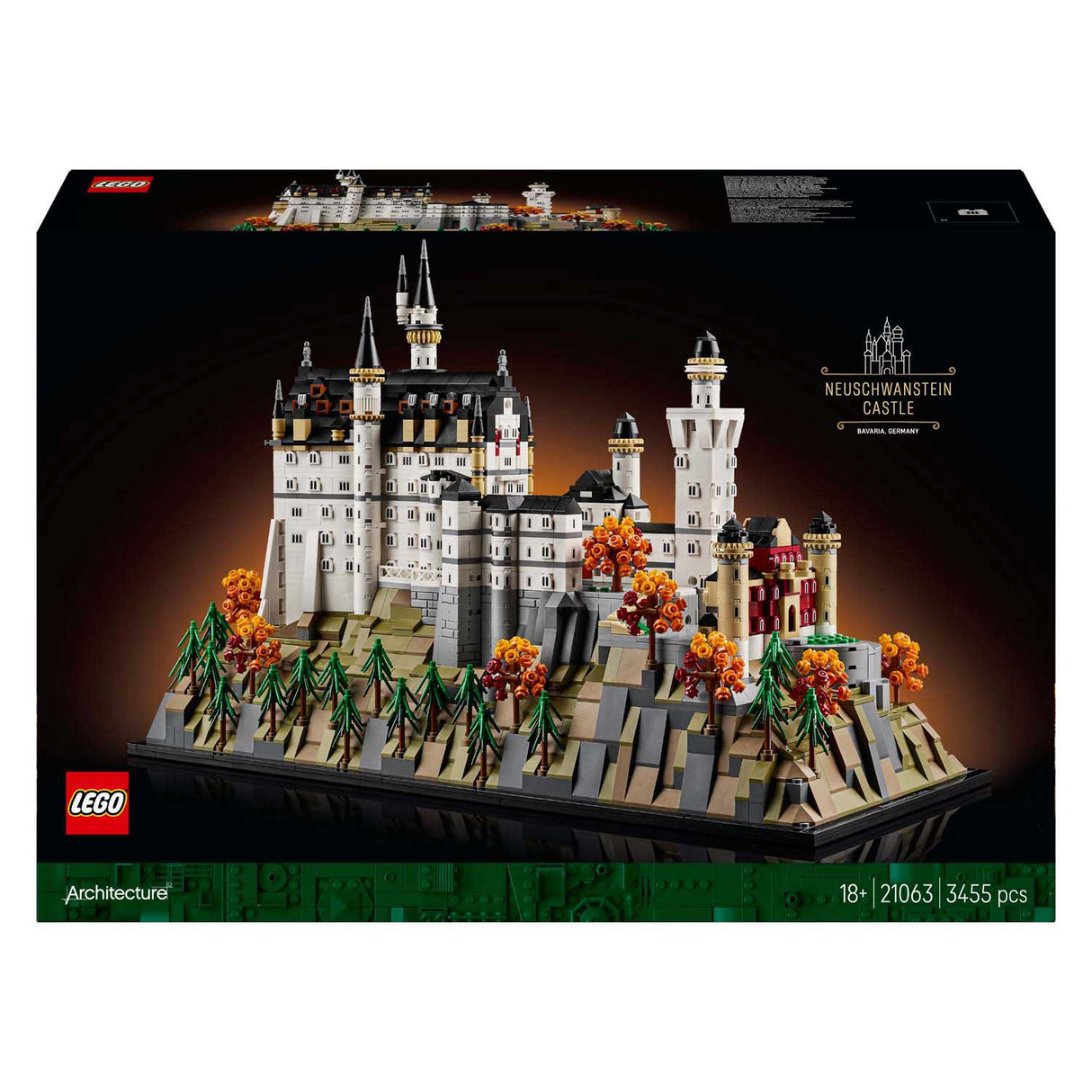 Lego-Architektur 21063 Sammlungsset Schloss Neuschwanstein