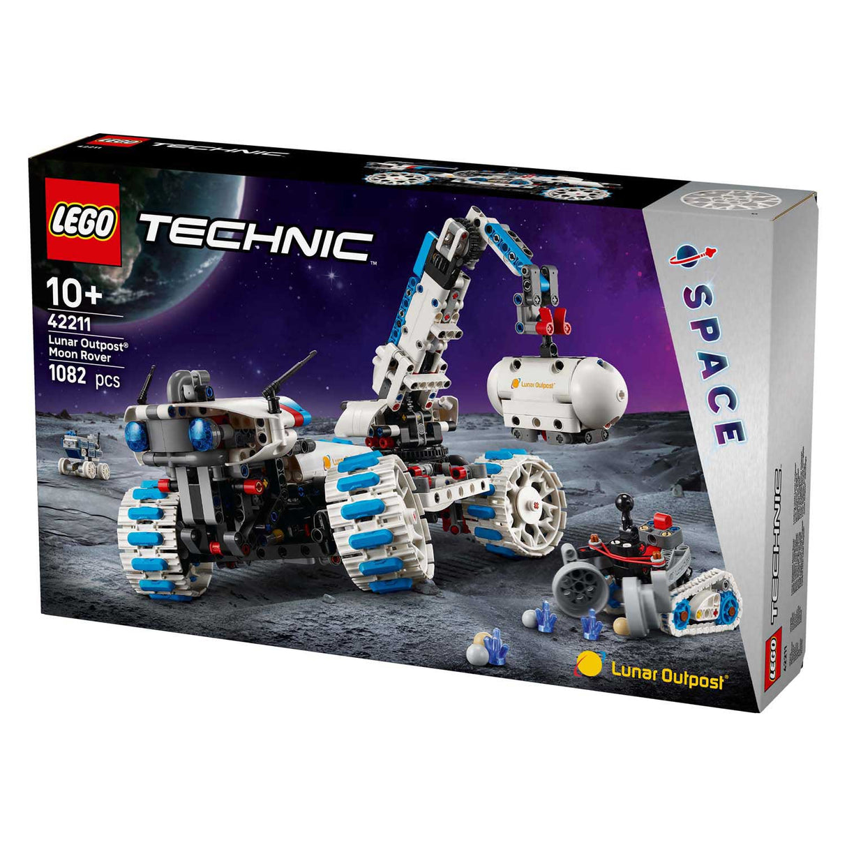 Lego Technic 42211 Mondaußenposten Mondrover Raumfahrzeug