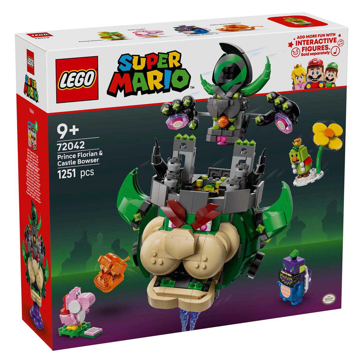 Lego Super Mario 72042 Prinz Florian und Bowser Castle